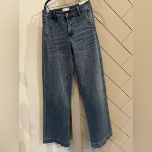 KanCan high rise, wide leg new with tags size 25 jeans